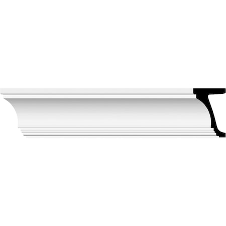 Ekena Millwork SAMPLE - 9 5/8"H x 6 1/8"P x 12"L Standard Moulding SAMPLE-MLD10X06ST